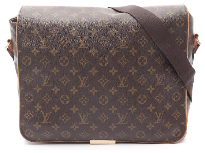 Louis Vuitton Abbesses Monogram Shoulder Bag Brown