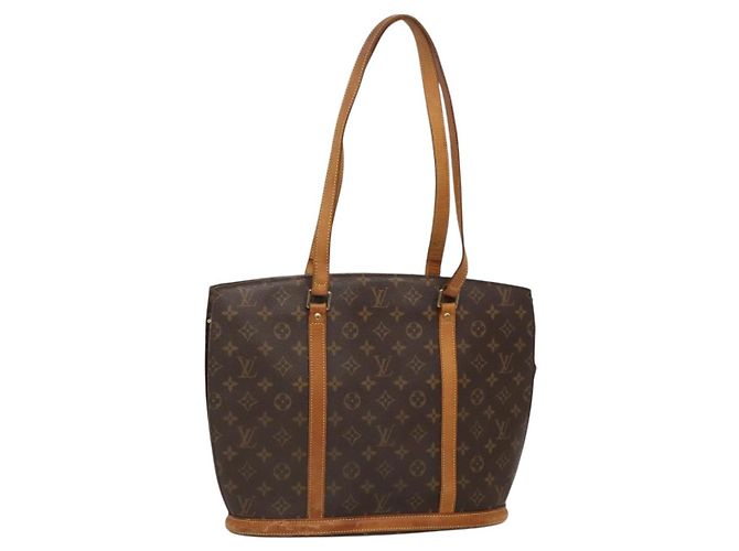 LOUIS VUITTON Bolsa Tote Babylone Monogram M51102 LV Auth BA4105 Monograma