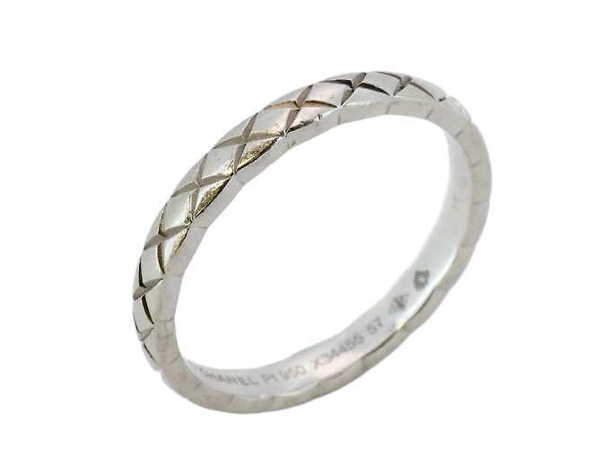Chanel Coco Crush Platinum Band Ring