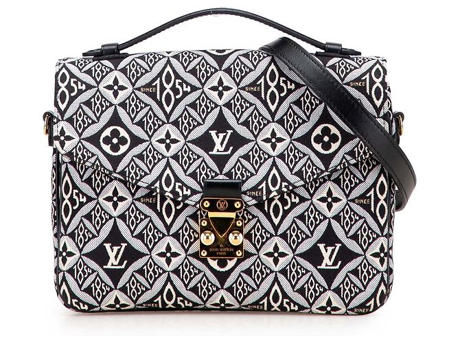 Pochette Metis Jacquard Monogram Nero Dal 1854 Louis Vuitton