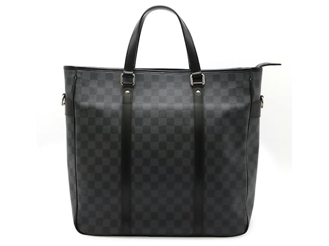 Louis Vuitton Damier Graphite Tadao Tote Bag Black Cloth  ref.2397396