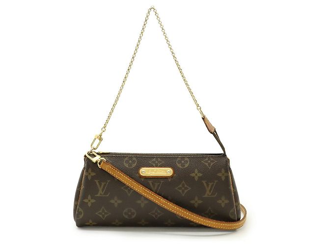 Pochette Eva Monogram Louis Vuitton Marron