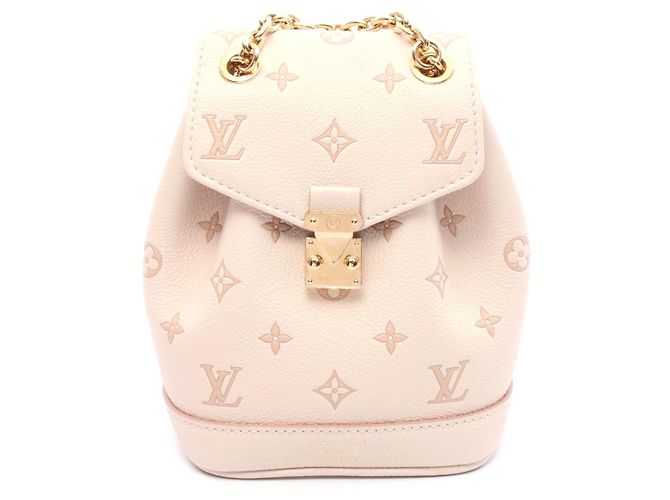 Noe Mochila de couro Nano Noé Louis Vuitton Rosa