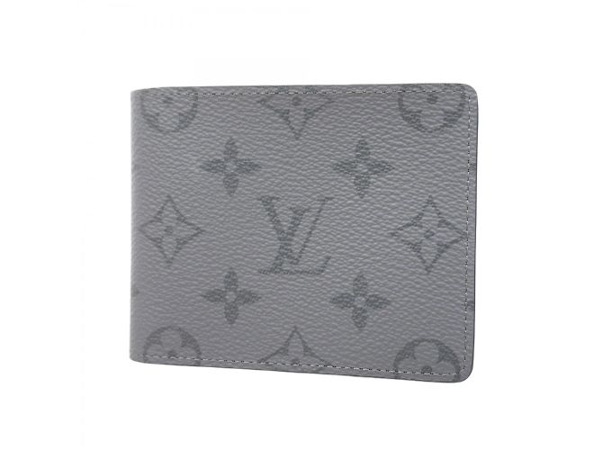 Portafoglio Slender Monogram Eclipse Reverse Louis Vuitton Nero