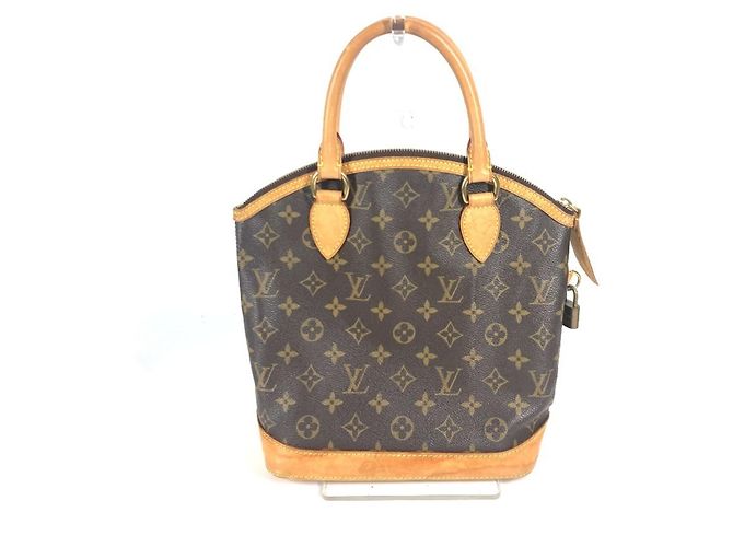 Louis Vuitton Monogram Lockit Handtasche Braun