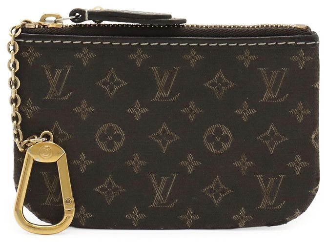 Louis Vuitton Monogram Idylle Coin Case Brown Dark grey