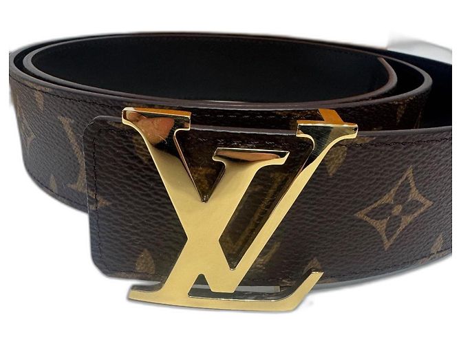 Louis Vuitton Gürtel Leder Hellbraun Dunkelbraun