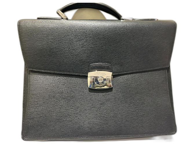 St Dupont Porte-documents S.T. Dupont, 'Line D Towel Black' Noir