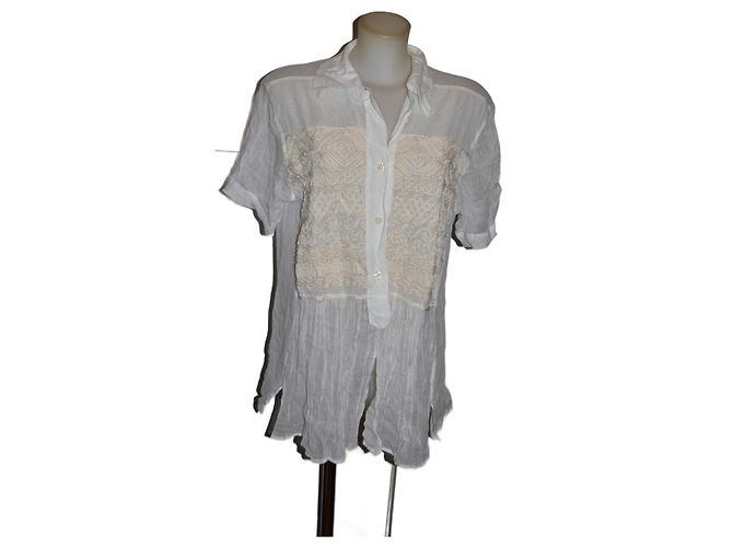 Camicia oversize La Perla in cotone bianco