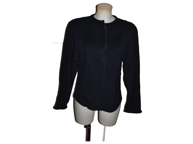 Gianni Versace Blue Wool Jacket Size 44 IT