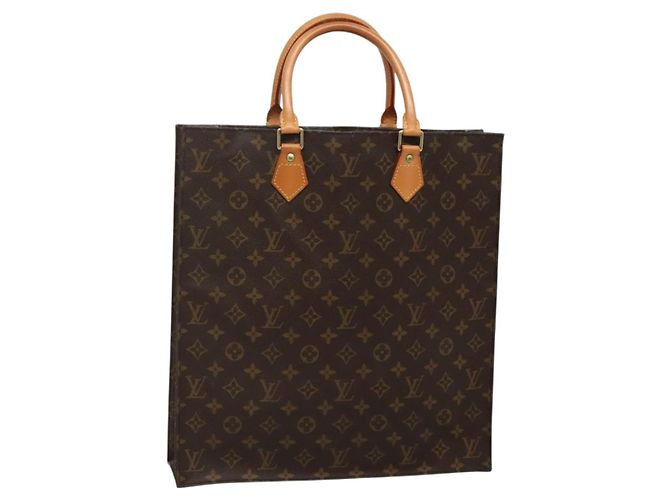 LOUIS VUITTON Borsa Sac Plat Monogram M51140 Auth LV 134747 Monogramma