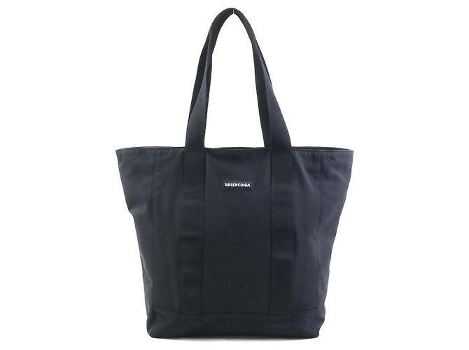 Borsa a Spalla in Nylon Balenciaga Nero