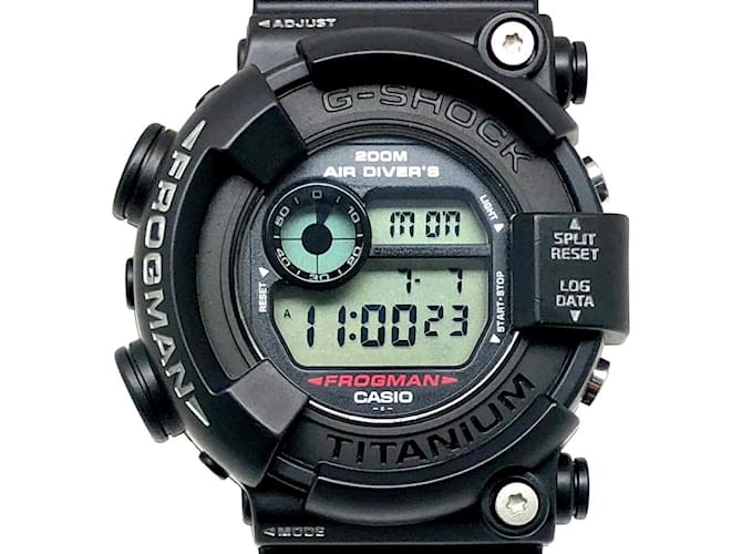 Autre Marque Casio G-Shock DW-8200Z-1T Frogman Wristwatch Black  ref.2400756