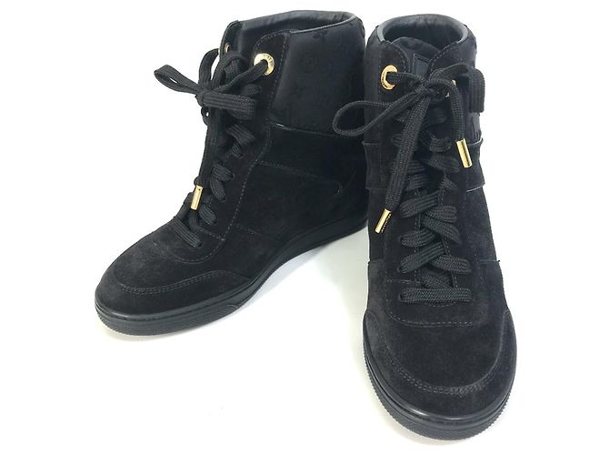 Sneakers alte Monogram Louis Vuitton Nero