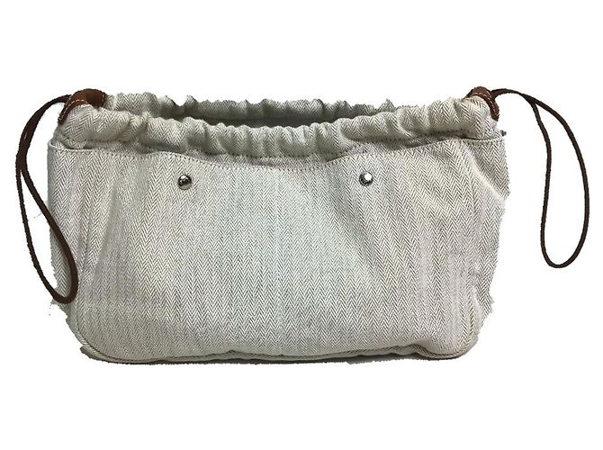 Borsa/Pochette Multiuso Hermès Fourbee 25 Beige