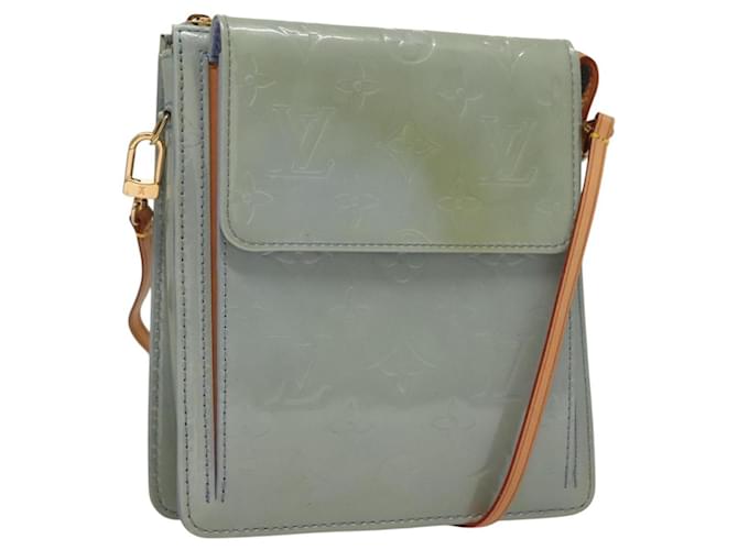 LOUIS VUITTON Monogram Vernis Motto Pouch Lavande M91224 LV Auth 134548 Patent leather  ref.2401004