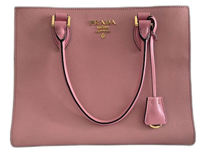 Prada Cuir souple Saffiano Rose