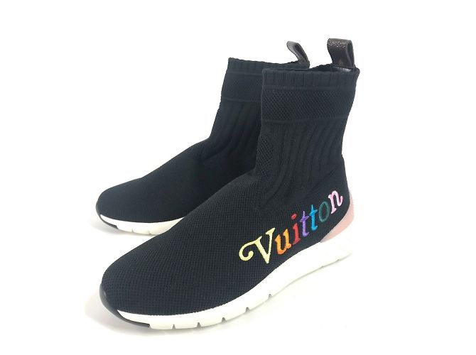 Baskets Chaussettes After Game de Louis Vuitton Noir Multicolore