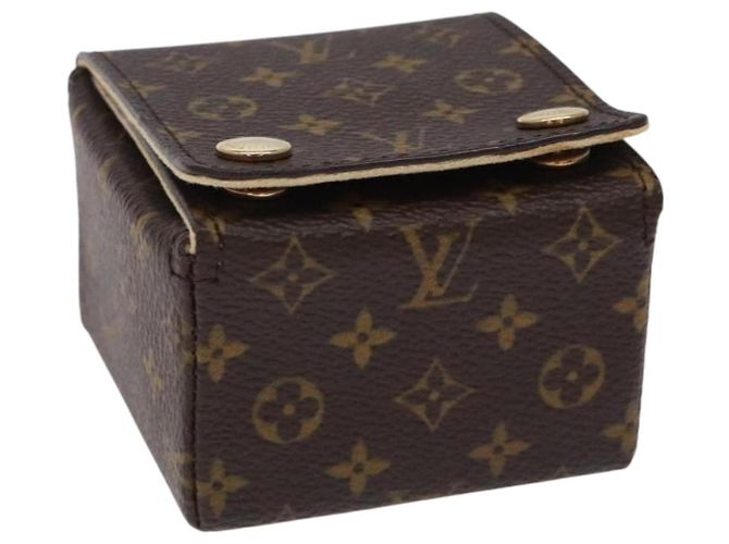 LOUIS VUITTON Monogram Schmuckkasten Schmuckbox LV Auth 132498 Monogramm