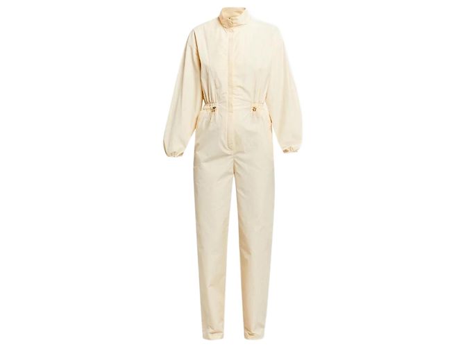 Patrizia Pepe Jumpsuit Creme Polyamid Roh