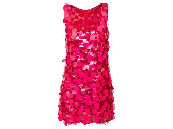 Autre Marque Pailletten Kleid Collection Privée Pink