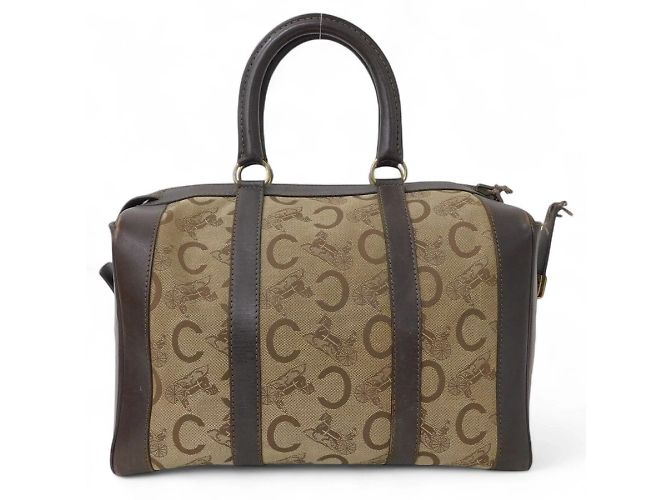 Celine Daoust Borsa a mano Celine C Macadam Canvas Marrone