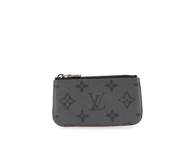 Pochete Clé Reverse Monogram Eclipse da Louis Vuitton Marrom Preto