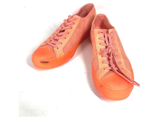 Louis Vuitton Tattoo Line Monogram Sneakers Orange