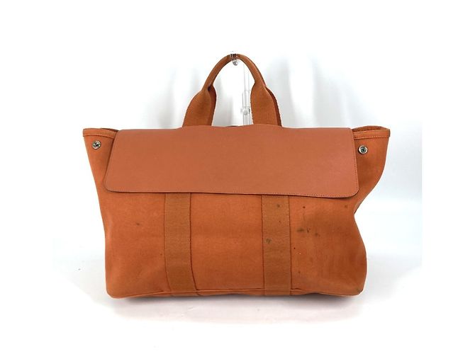 Bolsa tote MM Valparaiso da Hermès com bolsa Laranja