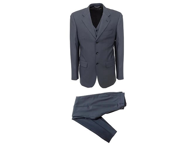 Autre Marque Terno Zari Sartorial com Colete Cinza