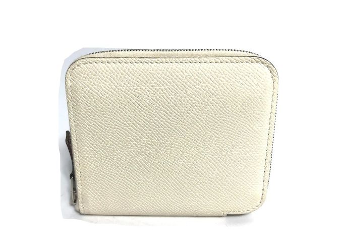Monedero de seda Hermès Blanco