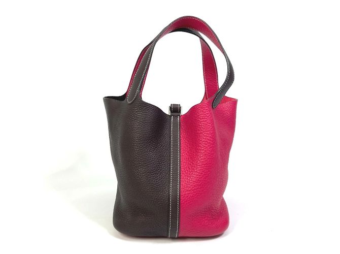 Sac à main Kazak Picotin Lock 22mm d'Hermès Marron