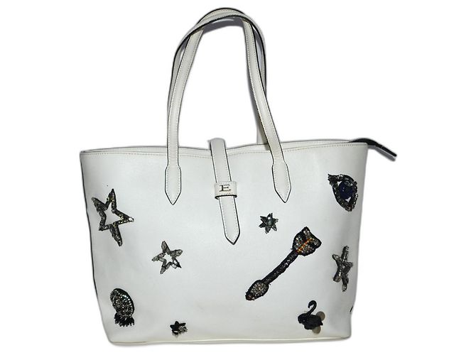 Sac à main Ermanno Scervino blanc en cuir vegan
