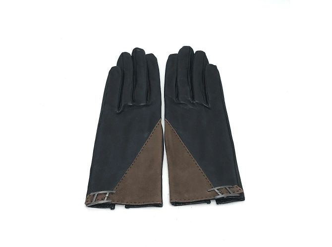 Hermès Hermes Brown Leather Women's Gloves