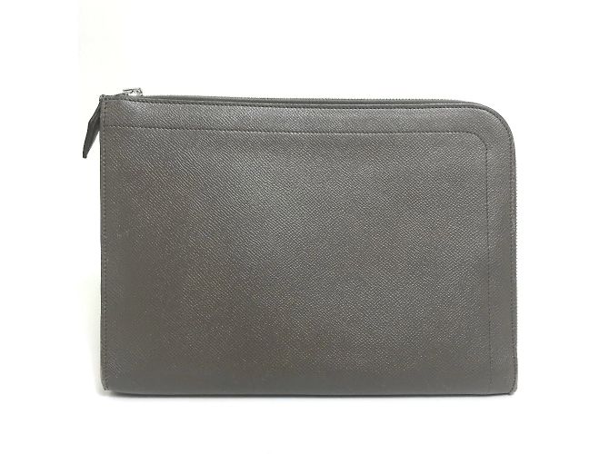 Bolsa Clutch Kara da Hermès Marrom Taupe