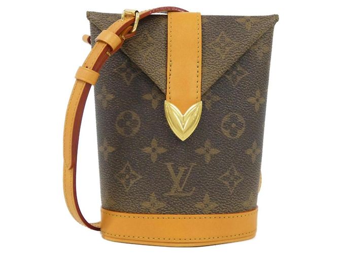 Busta Envelope Monogram Louis Vuitton Marrone Monogramma