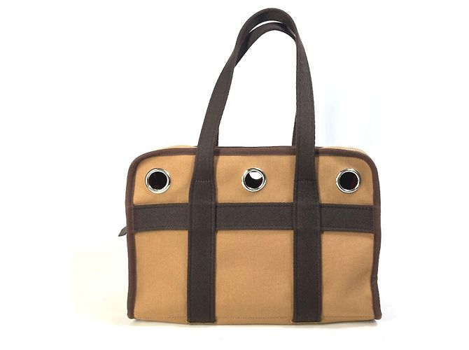 Bolsa para cachorro Hermès H800639EK01 Marrom Vermelho