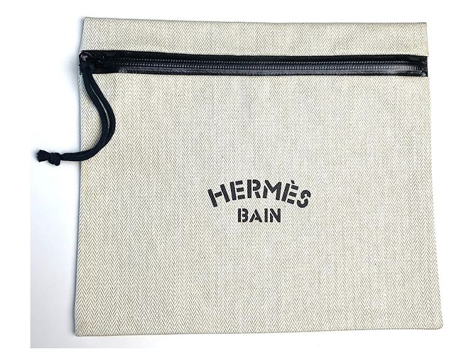 Clutch Impermeable Hermès Beige