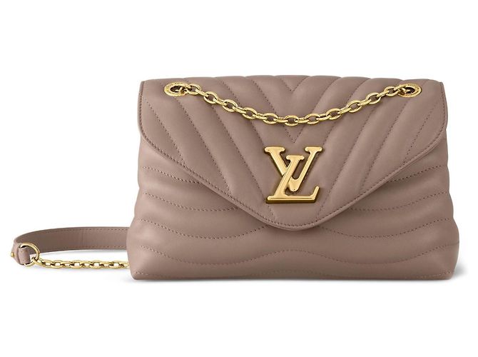 Louis Vuitton Bolsa de corrente New Wave GM da LV Bege