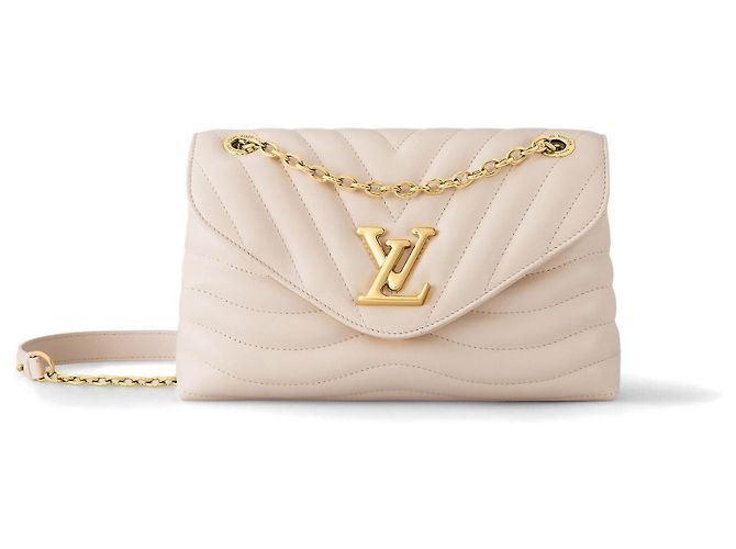 Louis Vuitton Bolsa de corrente New Wave GM da LV Bege