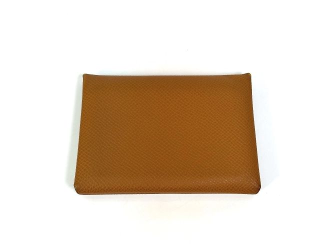 Hermès Hermes Calvi Duo Wallet Brown