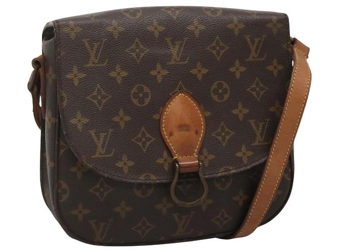 LOUIS VUITTON Bolsa de Ombro Monogram Saint Cloud GM M51242 Auth 133683 Monograma
