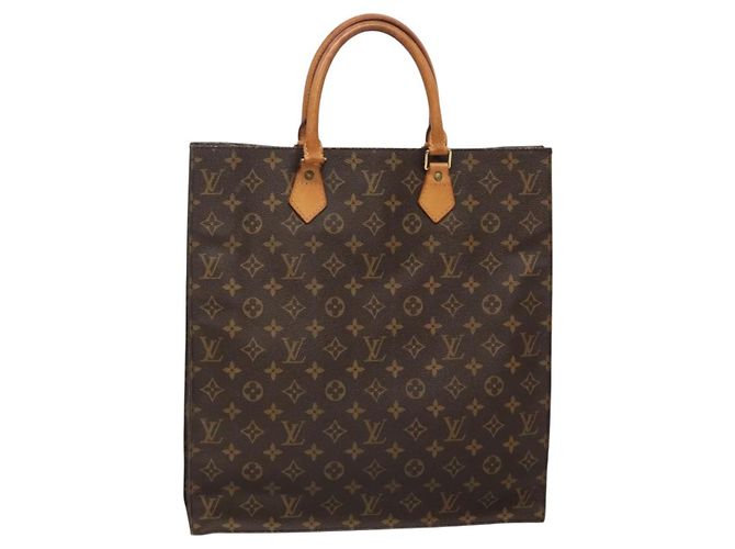 LOUIS VUITTON Bolsa Sac Plat Monogram M51140 Auth LV 136014 Monograma