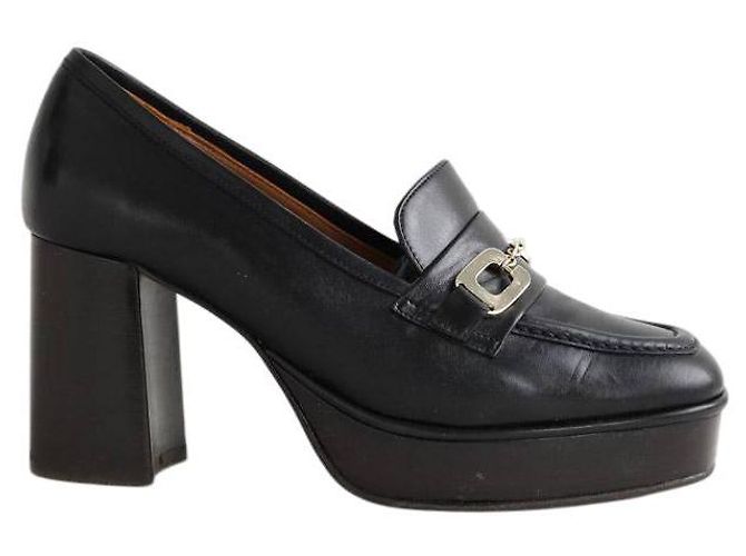 Carel Braune Leder-High Heels