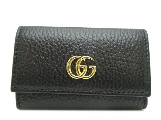 Gucci GG Marmont 6-Ring Key Case Black
