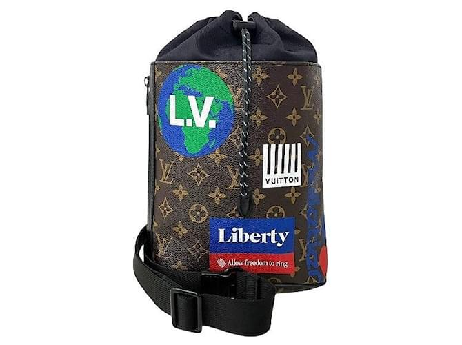 Louis Vuitton Chalk Sling Bag Monogram Shoulder Bag Brown Cloth  ref.2410507