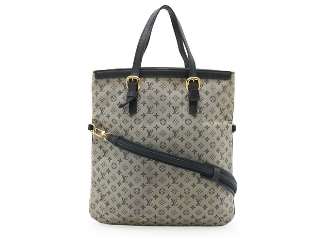 Borsa Tote Mini Francois Monogram Louis Vuitton Blu