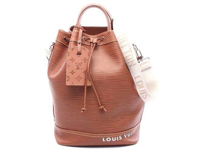 Noe Sac à main Maxi Noé en cuir Epi Louis Vuitton Marron