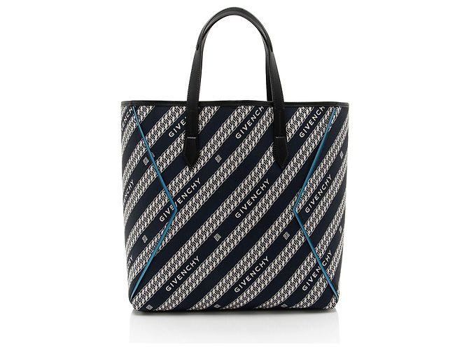 Givenchy Canvas Jacquard Bond Chain N/S Tote Schwarz