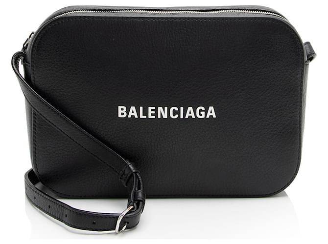 Balenciaga Calfskin Everyday S Camera Bag Black Leather Pony-style calfskin  ref.2413166